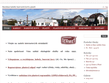 Tablet Screenshot of fermet.cz